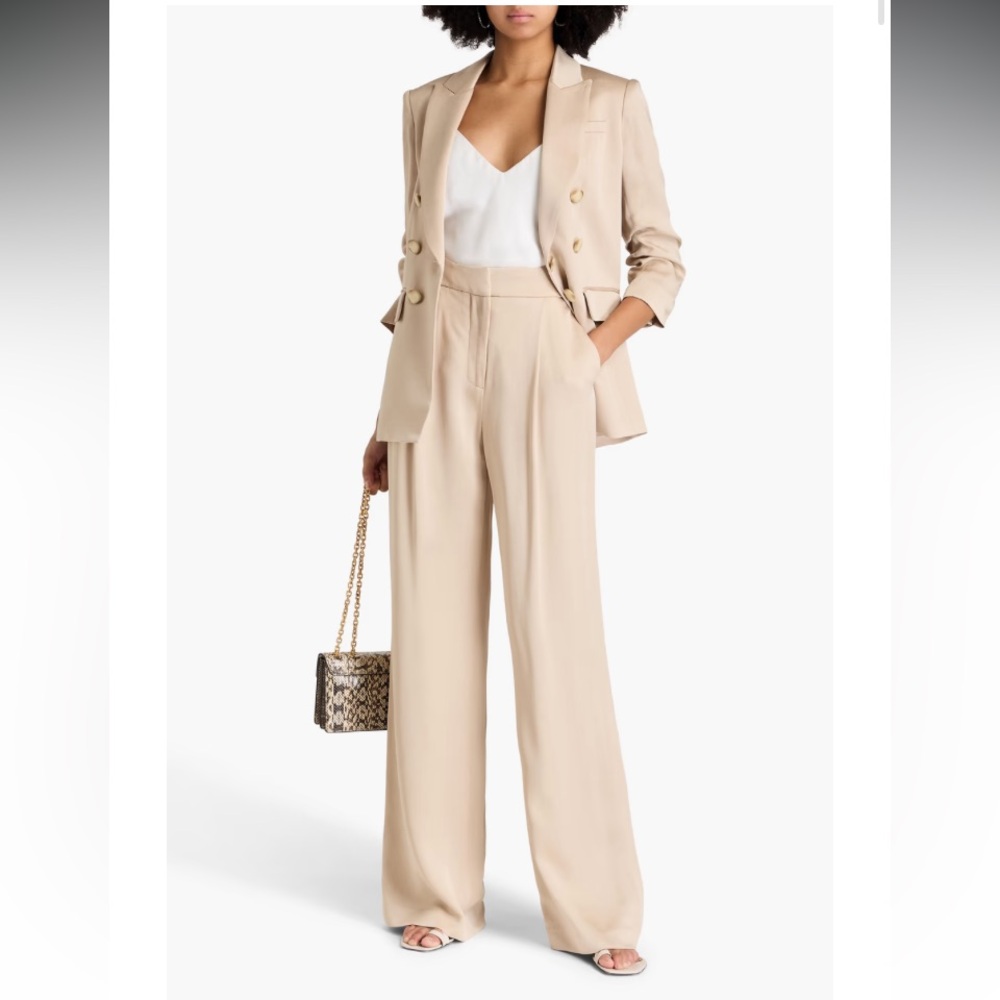 ROBINNE PANT size 14 Veronica Beard wide leg office pant
